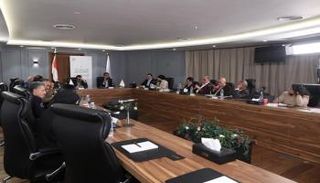 جانب من اجتماع مجلس أمناء الحوار الوطني المصري