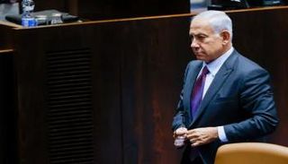 رئيس الحكومة الإسرائيلية بنيامين نتنياهو يحضر جلسة في الكنيست - أرشيفية