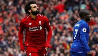 محمد صلاح مع ليفربول ضد تشيلسي