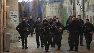عناصر من الشرطة الإسرائيلية في البلدة القديمة - أرشيفية