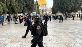 عناصر من الشرطة الإسرائيلية في الأقصى