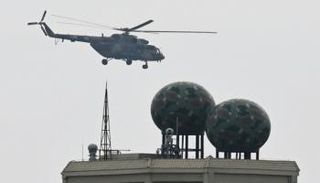 جانب من المناورات الصينية 