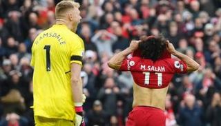 محمد صلاح نجم ليفربول بعد إهدار ركلة جزاء أمام أرسنال