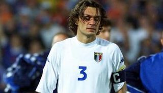 باولو مالديني عقب خسارة نهائي يورو 2000