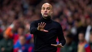 الإسباني بيب غوارديولا مدرب مانشستر سيتي