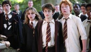 لقطة من أحد أفلام سلسلة هاري بوتر