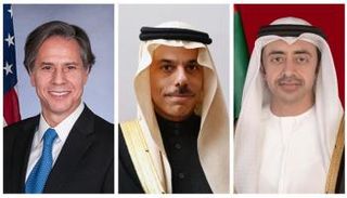 وزراء خارجية الإمارات والسعودية والولايات المتحدة