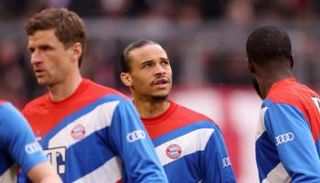 ساني في مباراة بايرن ميونخ وهوفنهايم