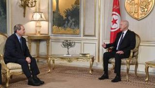 قيس سعيد وفيصل المقداد (الرئاسة التونسية)