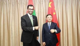 الدكتور سلطان بن أحمد الجابر خلال زيارته للصين 