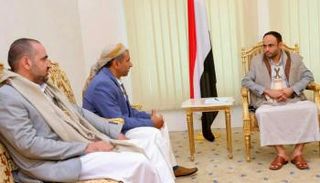 دغسان لدى لقاء مهدي المشاط بصنعاء