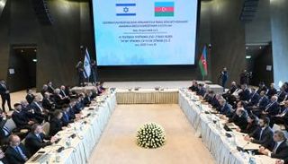 وزير الخارجية الإسرائيلي  إيلي كوهين في أذربيجان