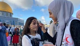 فرحة العيد بالأقصى