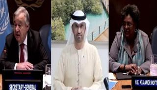 جانب من مشاركة الدكتور سلطان الجابر في الفعالية