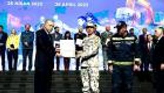 الرئيس التركي يمنح عملية "الفارس الشهم 2" الإماراتية وسام الدولة للتضحية