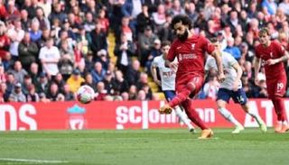 محمد صلاح أمام توتنهام