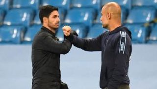 جوارديولا مدرب مانشستر سيتي وأرتيتا مدرب أرسنال