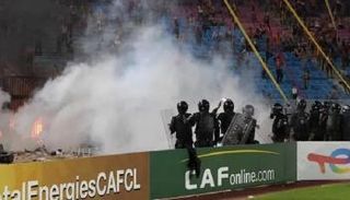 شغب جماهير الترجي التونسي