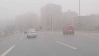 الشبورة تغطي مصر صباحا