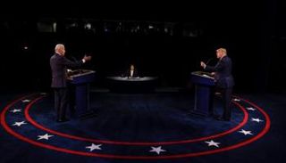 ترامب وبايدن خلال مناظرتهما الرئاسية السابقة