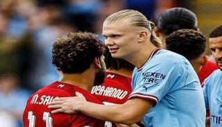إيرلينغ هالاند ومحمد صلاح
