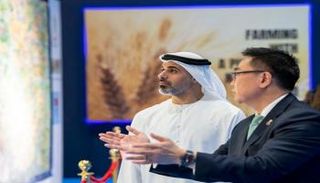 جانب من جولة الشيخ خالد بن محمد بن زايد آل نهيان