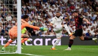 كريم بنزيما ضد مانشستر سيتي