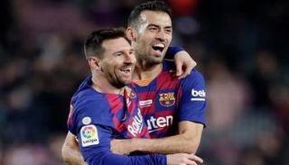 ليونيل ميسي وسيرجيو بوسكيتس