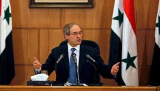 فيصل المقداد وزير الخارجية السوري