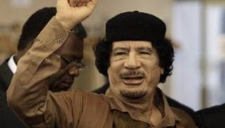 الزعيم الليبي الراحل معمر القذافي