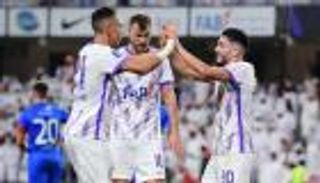 بصواريخ رحيمي.. العين يخطف النصر ويغازل نهائي كأس الرابطة الإماراتية