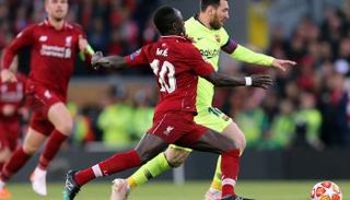 ليونيل ميسي مع ساديو ماني