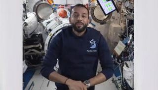 لقطة من الفيديو لسلطان النيادي 