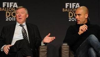 السير أليكس فيرغسون وبيب غوارديولا