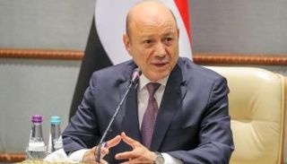 رئيس مجلس القيادة اليمني أثناء خطابه بمناسبة ذكرى الواحدة