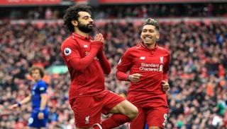 محمد صلاح وروبرتو فيرمينو في ليفربول