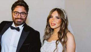 هالة عمر رفقة الفنان تامر حسني 