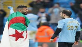 الجزائري رياض محرز نجم مانشستر سيتي