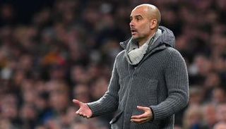 بيب غوارديولا المدير الفني لفريق مانشستر سيتي