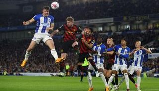 من مباراة مانشستر سيتي وبرايتون في الدوري الإنجليزي