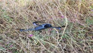 المسيرة بعد إسقاطها من الجيش الإسرائيلي