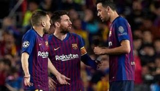 ليونيل ميسي وبوسكيتس وألبا