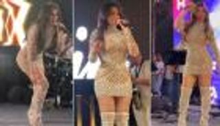 هيفاء وهبي في "ممشى أهل مصر".. إطلالة بيضاء مثيرة (صور)