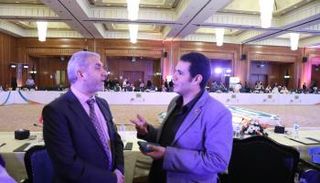 محرر العين الإخبارية يحاور وزير العمل اللبناني مصطفى بيرم 