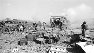 جنود إسرائيليون على جبهة القتال خلال حرب أكتوبر 1973