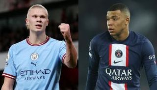 كيليان مبابي وإيرلينغ هالاند