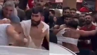 جانب من المشاجرة