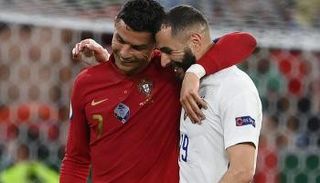كريم بنزيما مع كريستيانو رونالدو