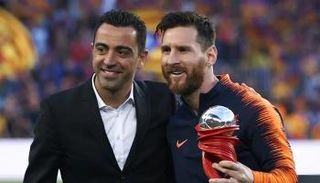 ميسي وتشافي