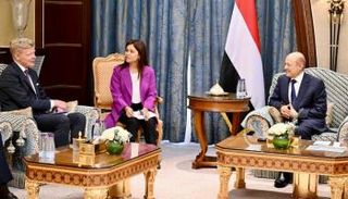 جانب من مباحثات يمنية أممية